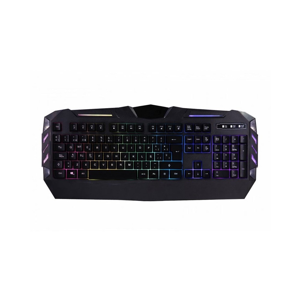 Coolbox Deepcolorkey Teclado Usb Qwerty Espa Ol Negro