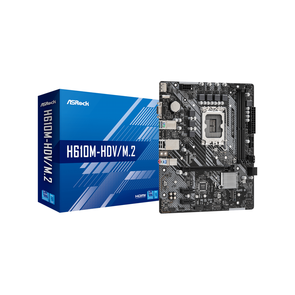 Asrock H610M HDVM 2 Intel H610 LGA 1700 Micro ATX