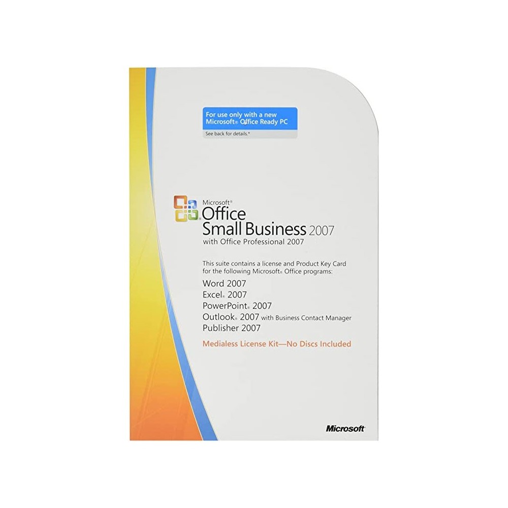 HP Microsoft Office Small Business 2007 Activation License - Media-less  License 1 licencia(s)