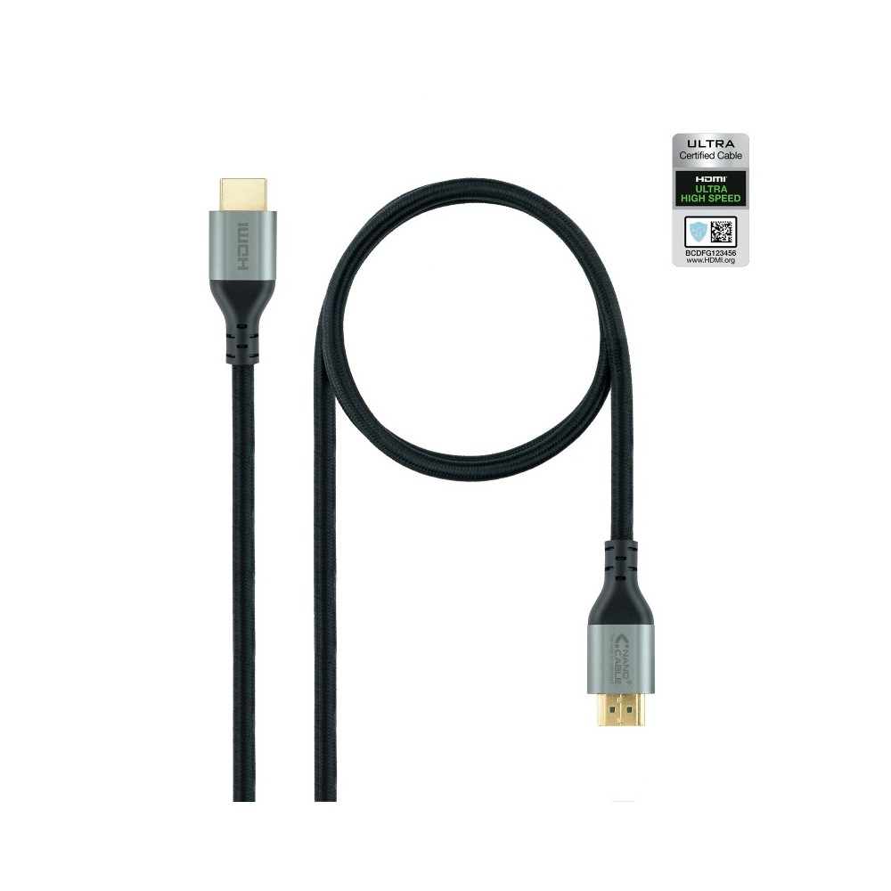 Nanocable Cable Conversor USB-C a HDMI 2.1 8K@60HZ 1.8m, Negro