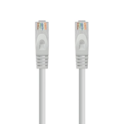 Nanocable Cable Red Latiguillo RJ45 LSZH CAT.6A UTP AWG24, Gris, 25 cm