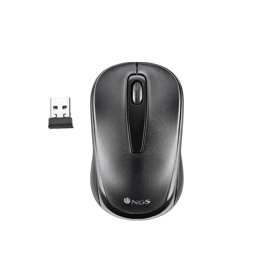 NGS EASY GAMMA ratón Ambidextro RF inalámbrico Óptico 1200 DPI