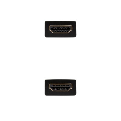 Nanocable Cable HDMI V1.4 Alta Velocidad  HEC), AM-AM, Negro, 1 m