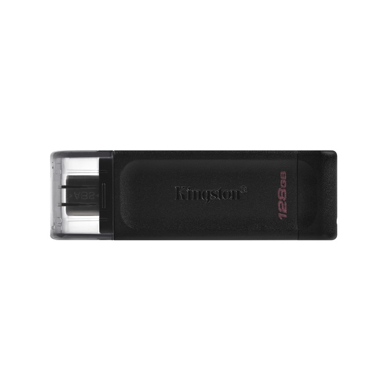 Kingston Technology DataTraveler 70 unidad flash USB 128 GB USB Tipo C 3.2 Gen 1 (3.1 Gen 1) Negro