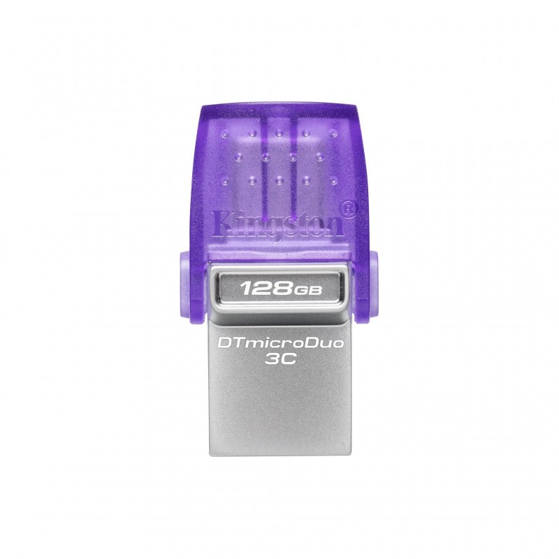 Kingston Technology DataTraveler microDuo 3C unidad flash USB 128 GB USB Type-A  USB Type-C 3.2 Gen 1 (3.1 Gen 1) Acero inoxida
