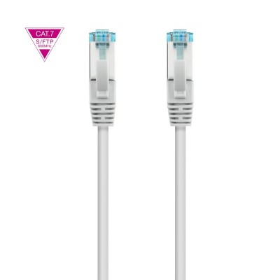 Nanocable Cable de Red Cat.7 600MHZ LSZH SFTP PIMF AWG26, Gris, 10 m