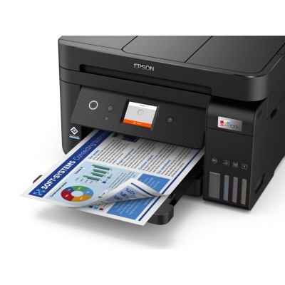 Epson EcoTank Impresora multifunción ET-4850 A4 con depósito de tinta, conexión Wi-Fi
