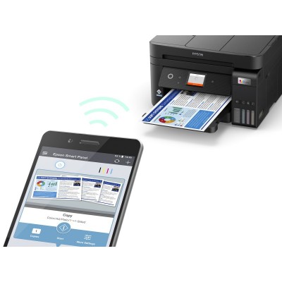 Epson EcoTank Impresora multifunción ET-4850 A4 con depósito de tinta, conexión Wi-Fi