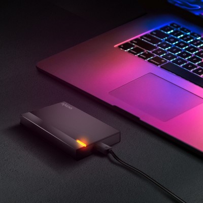 AISENS Caja Externa 2,5″ ASE-2524B 9.5mm SATA a USB 3.0USB3.1 Gen1, Negra