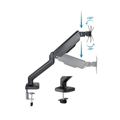 TooQ Soporte de Mesa para Pantalla 17"-32", Negro