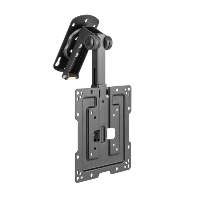 AISENS Soporte de Techo Giratorio, Plegable para MonitorTV 20Kg de 19-43, Negro