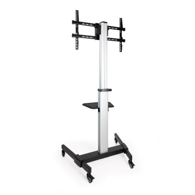 TooQ Hera Soporte de Suelo de Aluminio con Ruedas para Pantalla 37"-86"