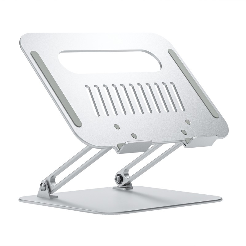 AISENS Soporte de Sobremesa XL 10-17 Ajustable para Portatil  Tablet, Plata