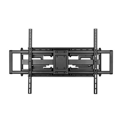 AISENS Soporte Pro Giratorio, Inclinable Y Nivelable Para Monitortv 120kg De 60-120, Negro