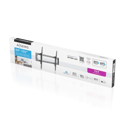 AISENS Soporte eco inclinable para MonitorTV 160kg de 60-120, Negro
