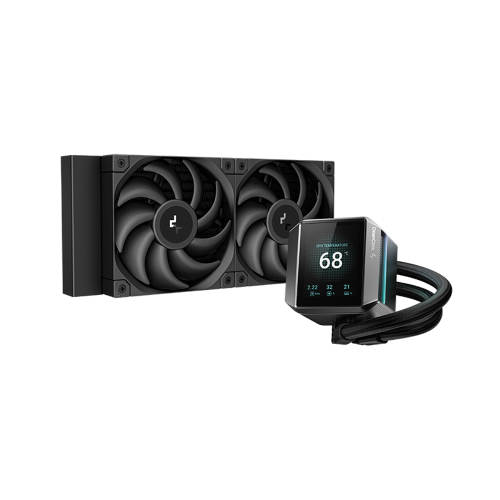 DeepCool MYSTIQUE 240 Procesador Sistema de refrigeración líquida todo en uno 12 cm Negro 1 pieza(s)