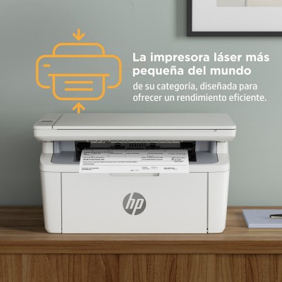 HP LaserJet Impresora multifunción M140w, Blanco y negro, Impresora para Oficina pequeña, Impresión, copia, escáner, Escanear a