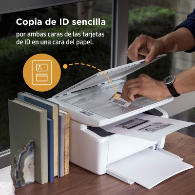HP LaserJet Impresora multifunción M140w, Blanco y negro, Impresora para Oficina pequeña, Impresión, copia, escáner, Escanear a