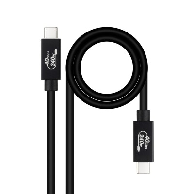 Nanocable Cable USB 4 Gen 3x2 40Gbps 5A240W