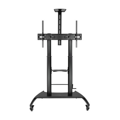 TooQ Ares Soporte de Suelo con Ruedas con Regulación de Altura para Pantallas 60"-100"