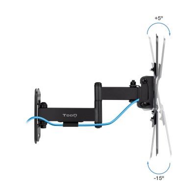 TooQ Soporte de Pared para Pantallas 13"-43", Negro