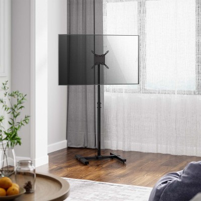 AISENS Soporte de Suelo Inclinable y Extensible para TV 20Kg de 13-42, Negro