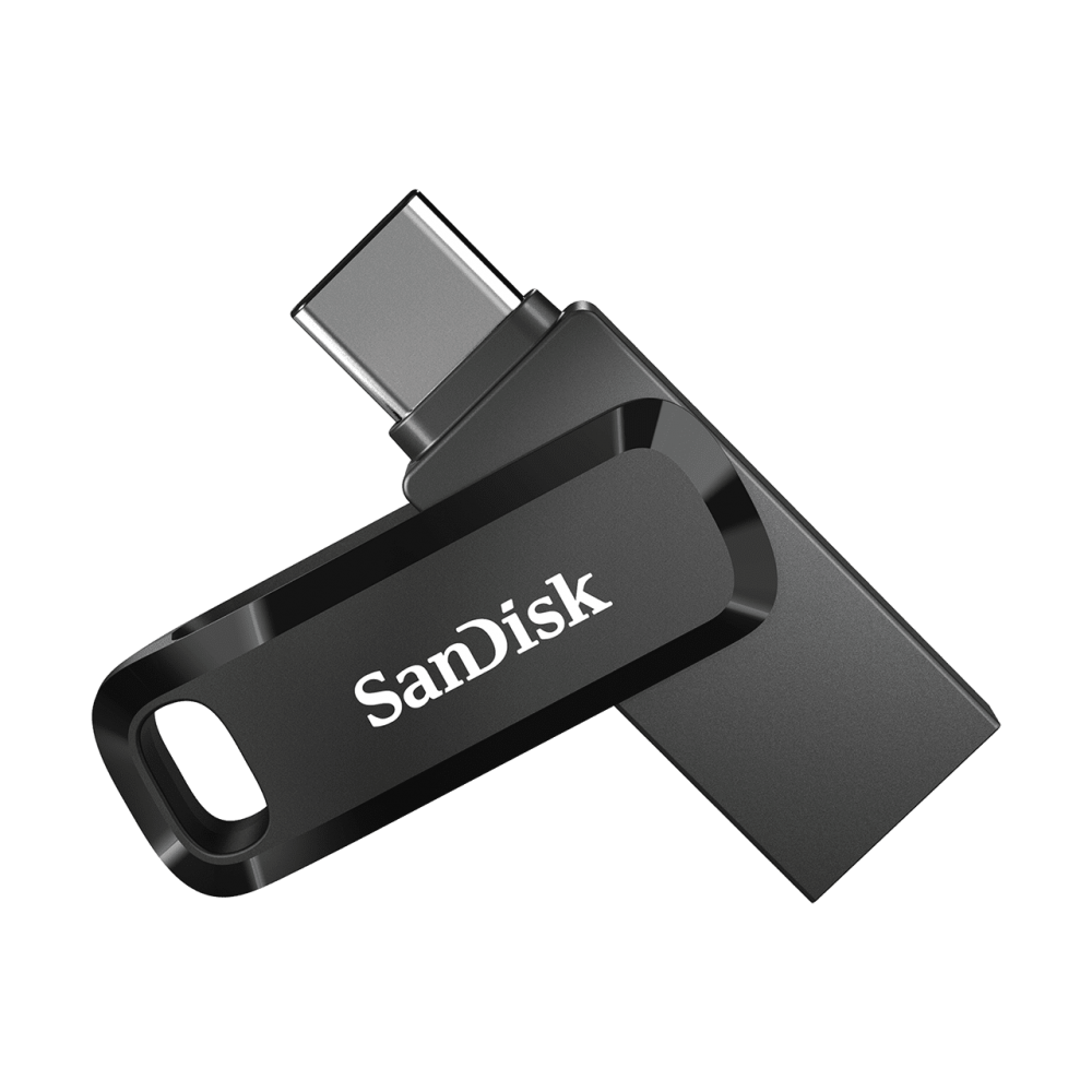 SanDisk Ultra Dual Drive Go unidad flash USB 64 GB USB Type-A  USB Type-C 3.2 Gen 1 (3.1 Gen 1) Negro