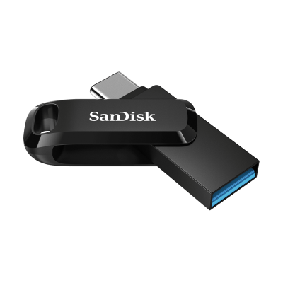 SanDisk Ultra Dual Drive Go unidad flash USB 64 GB USB Type-A  USB Type-C 3.2 Gen 1 (3.1 Gen 1) Negro