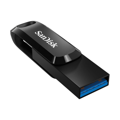 SanDisk Ultra Dual Drive Go unidad flash USB 64 GB USB Type-A  USB Type-C 3.2 Gen 1 (3.1 Gen 1) Negro