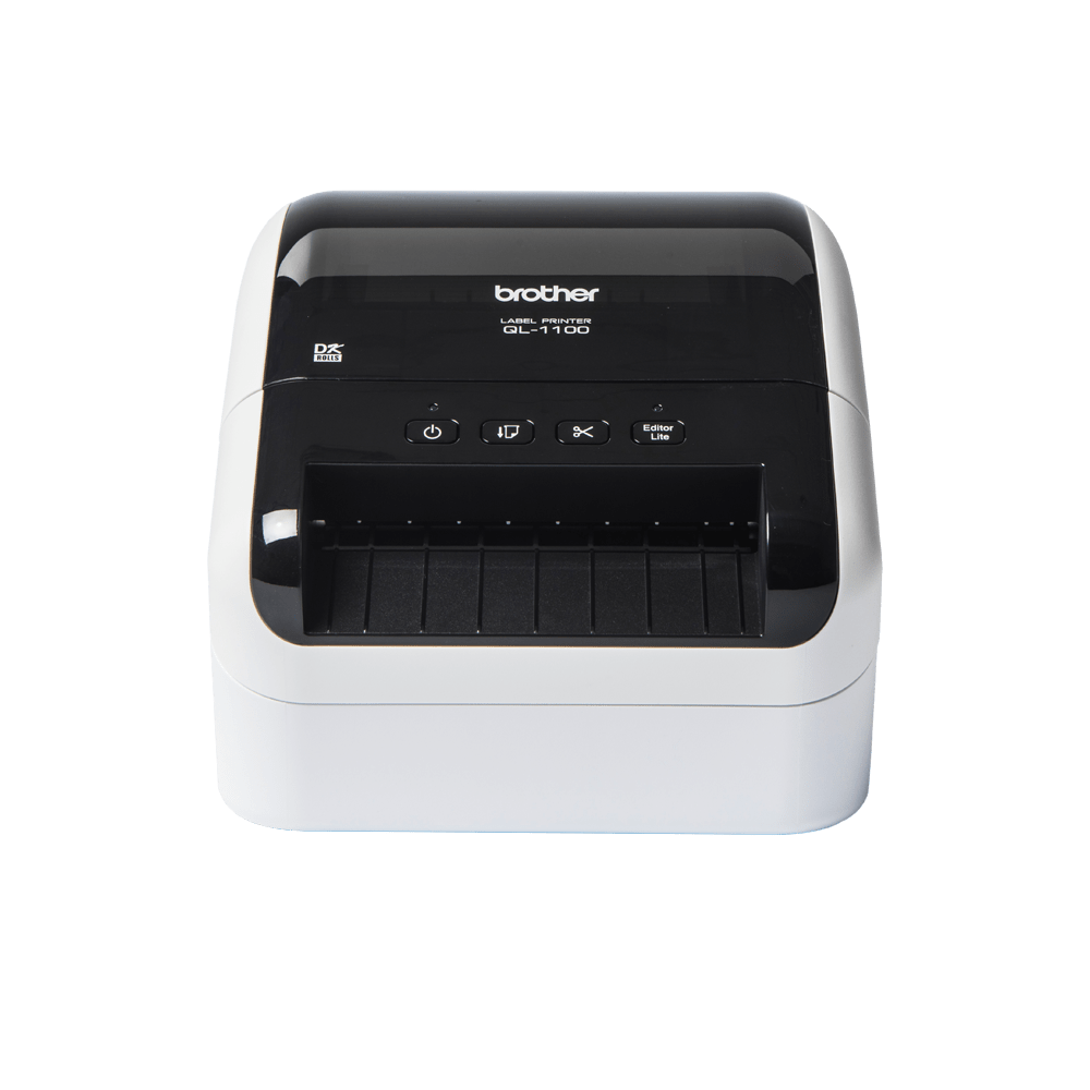 Brother QL-1100C impresora de etiquetas Térmica directa 300 x 300 DPI 110 mms Alámbrico