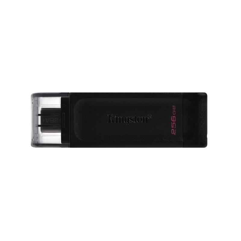 Kingston Technology DataTraveler 70 unidad flash USB 256 GB USB Tipo C 3.2 Gen 1 (3.1 Gen 1) Negro