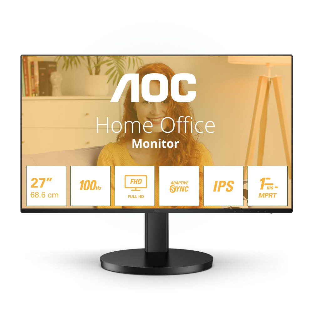 AOC B3 27B3HA2 LED display 68,6 cm (27") 1920 x 1080 Pixeles Full HD Negro