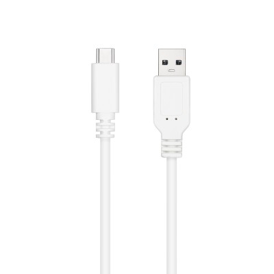 Nanocable Cable USB 2.0 3A, tipo USB-CM-AM, Blanco, 1.5 m