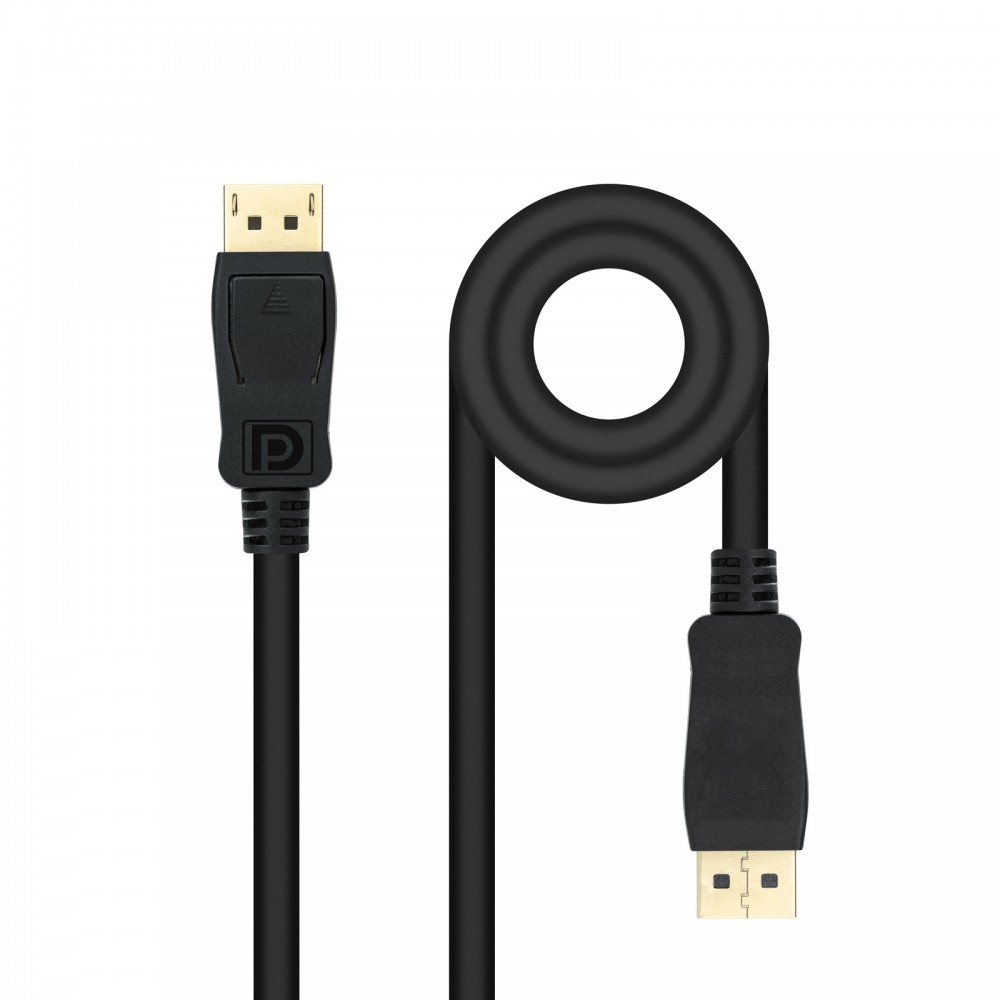 Nanocable Cable DisplayPort 1.4, DPM - DPM, Negro, 5 m