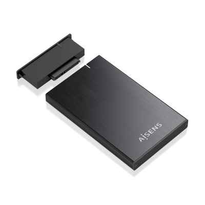 AISENS Caja externa 2.5" ASE-2527B 9.5mm SATA a USB 3.0USB3.1 Gen1, Negro