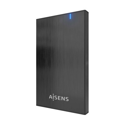 AISENS Caja externa 2.5" ASE-2527B 9.5mm SATA a USB 3.0USB3.1 Gen1, Negro