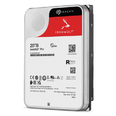 Seagate IronWolf Pro ST20000NT001 disco duro interno 20 TB 7200 RPM 256 MB 3.5"
