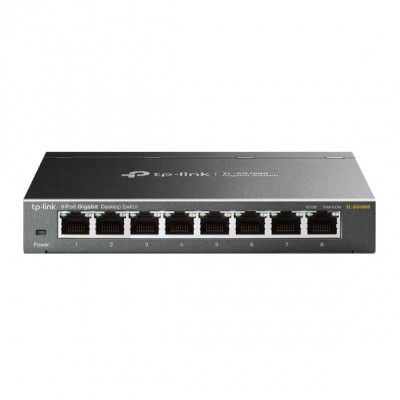 TP-Link TL-SG108S No administrado Gigabit Ethernet (101001000) Negro