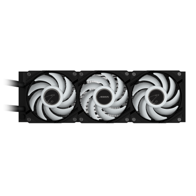GIGABYTE AORUS WATERFORCE II 360 AIO Refrigerador de CPU líquido - 3x ventiladores ARGB de 120 mm, mecanismo de conexión desliz