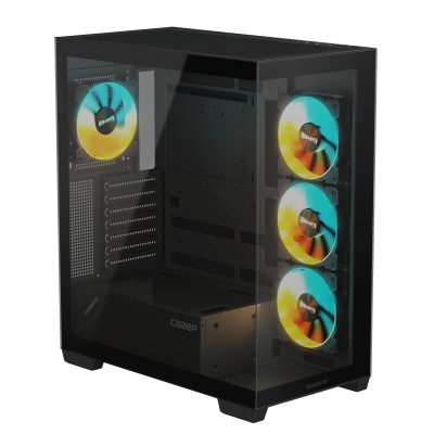 GIGABYTE C500 PANORAMIC STEALTH Midi Tower Negro