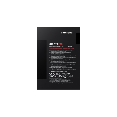 Samsung 990 PRO 1 TB M.2 PCI Express 4.0 NVMe V-NAND MLC