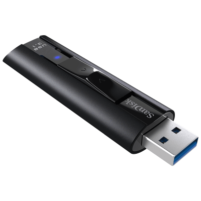 SanDisk Extreme Pro unidad flash USB 128 GB USB tipo A 3.2 Gen 1 (3.1 Gen 1) Negro