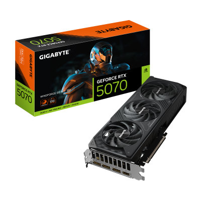 GIGABYTE GeForce RTX 5070 WINDFORCE OC SFF 12G Tarjeta Gráfica - 12GB GDDR7