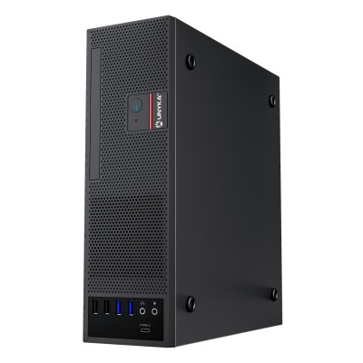 UNYKAch Caja Slim UK3006 8L SFF Micro ATX Black 150W Flex