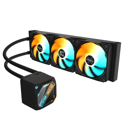 GIGABYTE GAMING 360 Refrigeración Líquida para CPU - 3x120 mm Ventiladores ARGB, Mecanismo de enclavamiento deslizante, DAISY-C