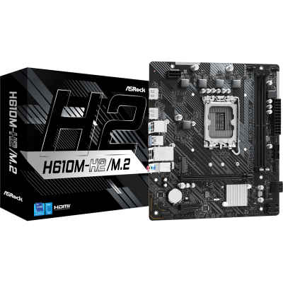 Asrock H610M-H2M.2 Intel H610 LGA 1700 micro ATX