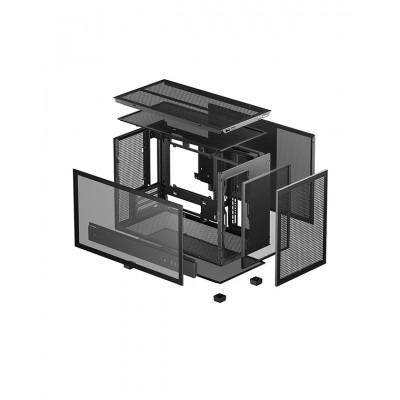 DeepCool CH260 Micro Torre Negro