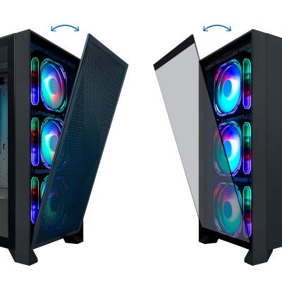 CoolBox GE2000 DualView Torre Negro