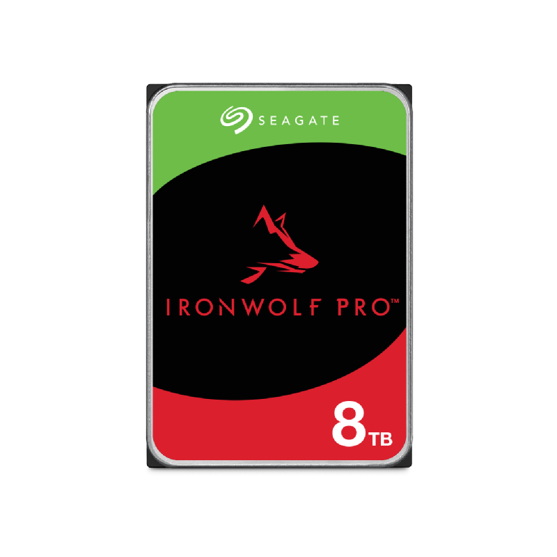 Seagate IronWolf Pro ST8000NT001 disco duro interno 8 TB 7200 RPM 256 MB 3.5" Serial ATA III