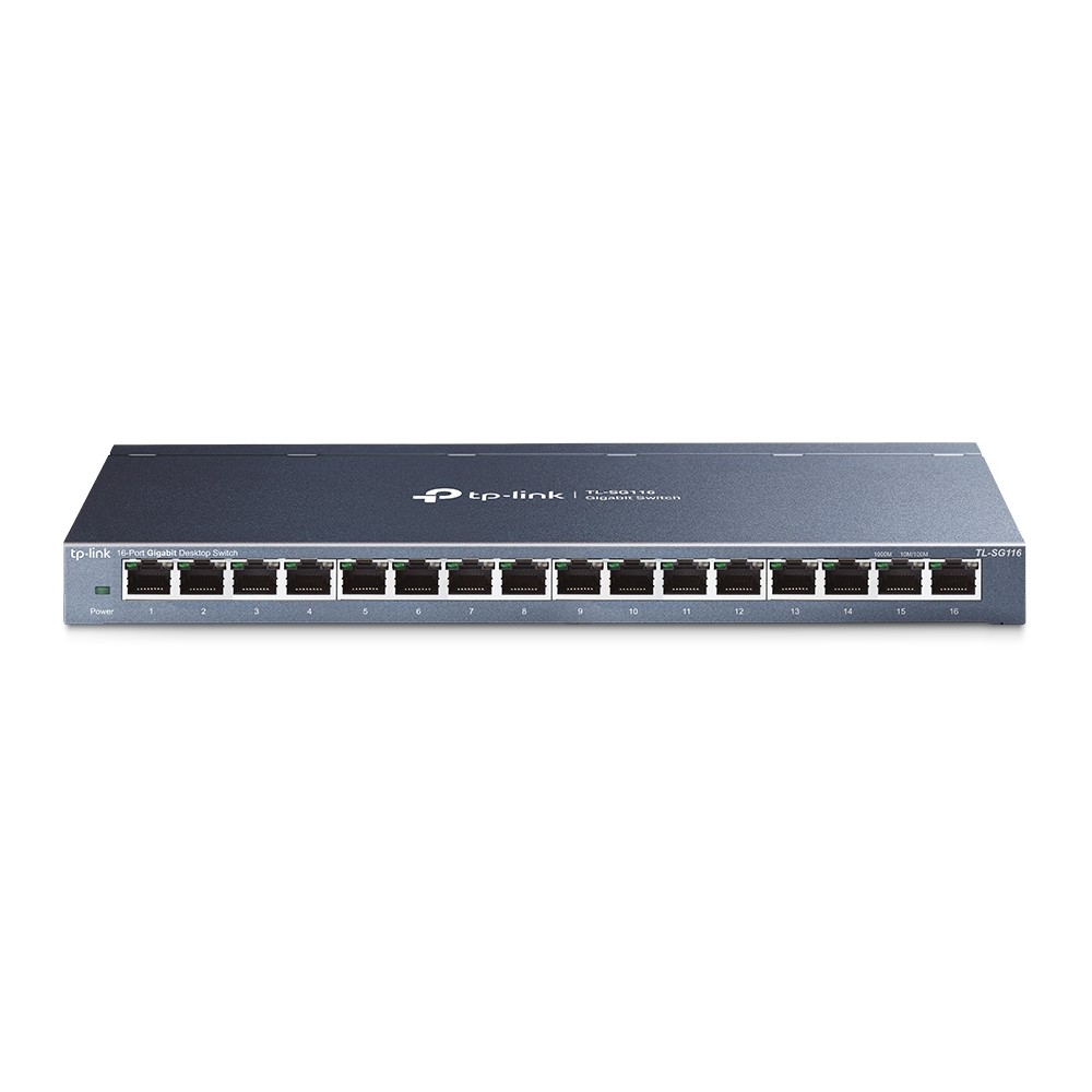 TP-Link TL-SG116 No administrado Gigabit Ethernet (101001000) Negro